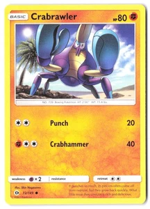Crabrawler 72/149 SM Base Set LP - Foto 1 di 2