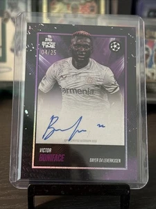 Topps Showtime Victor Boniface Auto /25  - Picture 1 of 3