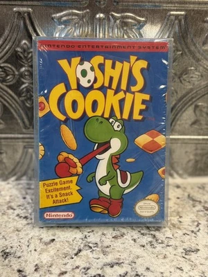 NES Nintendo Game YOSHI'S COOKIE - NEW & Factory Sealed with Authentic H-Seam! - Image 1 of 4