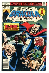 TOMB OF DRACULA #58, Marvel 1977, Solo BLADE Story! - Imagen 1 de 4
