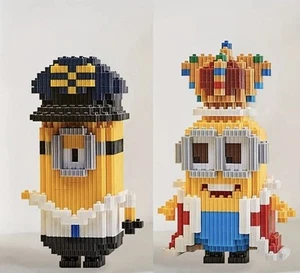 Minions Cute Building Blocks Set Advanced 3D Puzzle - Picture 1 of 6