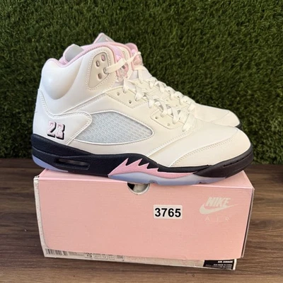 Nike Air Jordan 5 Retro Mediano Suave Rosa HQ7978-102 Para hombres TALLA 13 Zapatos NUEVO Foto 1 de 4