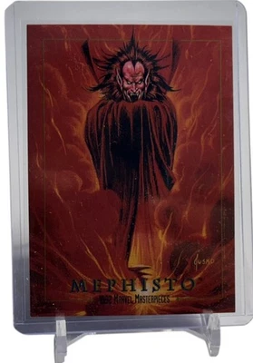 Mephisto 1992 Marvel Masterpieces Card #56 W/Top Loader & Ebay Standard S&H 🔥 - Image 1 of 4