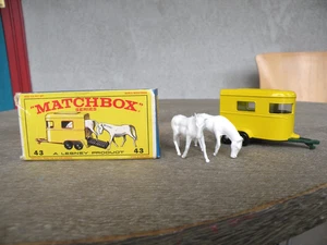 Matchbox Lesney 43 Pony Trailer with Original Box - Picture 1 of 11