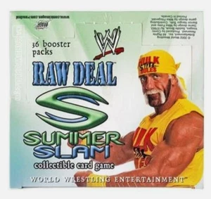 WWE WWF Raw Deal SummerSlam Booster Box 36 Booster Packs CCG Card Game SEALED - Picture 1 of 2