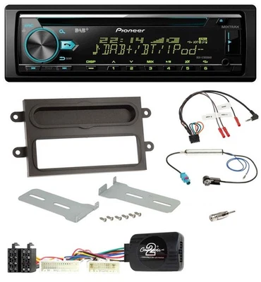 Pioneer DAB Lenkrad CD USB Bluetooth Autoradio für Renault Twingo ab 2015 grau - Bild 1 von 4