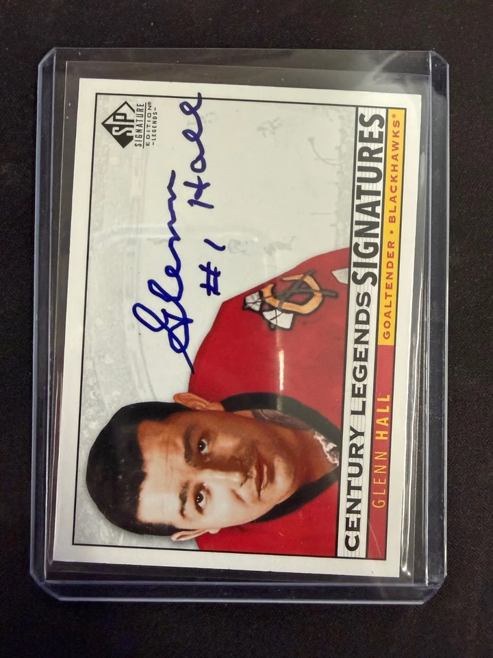 2020-21 SP Signature Edition Glenn Hall Legends Century Auto - Image 1 of 1