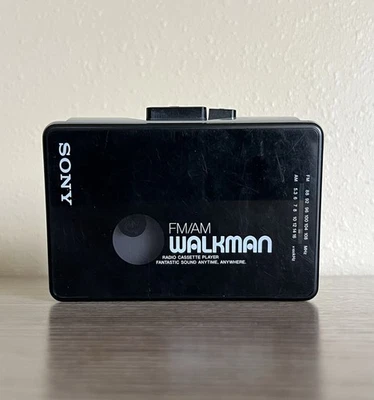 Sony Walkman (WM-AF22) Radio AM/FM Reproductor de Cassette Auriculares - ¡Leer Descripción! Foto 1 de 4