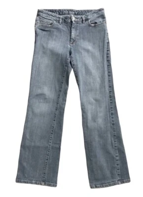 Pantalones de mezclilla azul cosidos en contraste talla 8 MICHAEL KORS para mujer 29,5" entrepierna Foto 1 de 4