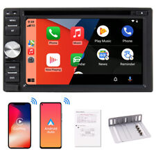 DVD CD Car Radio Stereo CarPlay Touch Screen Double 2 Din DVD with Backup Camera