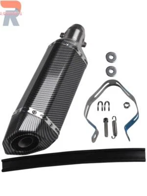 2-дюймовый глушитель выхлопной системы из нержавеющей стали с убийцей DB для грязевого велосипеда квадроцикла уличного велосипеда 38-51 мм - Изображение 1 из 4