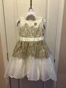 Disney Princess Bell Fancy Designer Party Dress (Holiday Collection) - Size 7/8 - Picture 1 of 5
