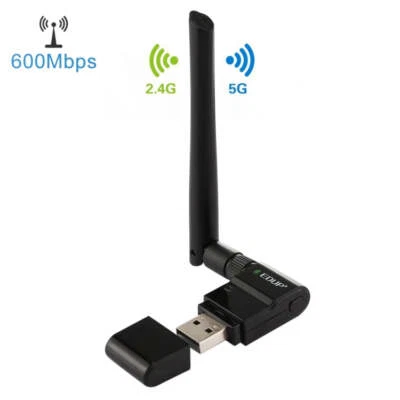 EDUP EP-AC1635 600Mbps Dual Band Wireless 11AC USB Ethernet Adapter 2dBi Antenna - Image 1 of 4