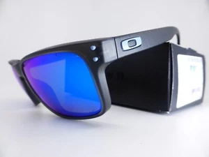 Oakley Sunglasses HOLBROOK Matte Grey Smoke - Prizm Sapphire POLARISED Lenses - Picture 1 of 6