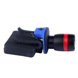 COB T6 LED Clip-On Head Torch Zoomable Cap Hat Light Headlamp Fishing Camping I - Picture 1 of 11