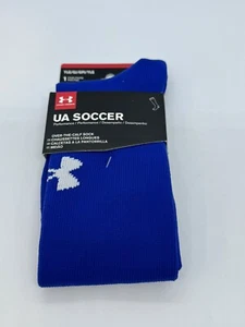 Under Armour UA Soccer Socks Over the Calf Youth Size Large YLG Royal Blue OTC - Picture 1 of 2