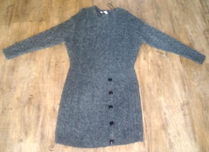 STRICKKLEID - grau von Bodyflirt, Gr. L (44/46), mit Knöpfen ****sehr schön - Bild 1 von 1