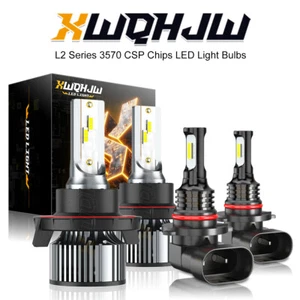 Kit combinado de 4 bombillas LED alto/bajo + luz antiniebla para Jeep Liberty 2008-2012 - Imagen 1 de 15