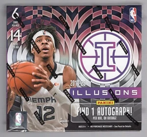 2019-20 PANINI ILLUSIONS NBA BASKETBALL FACTORY SEALED HOBBY BOX **1 AUTOGRAPH** - Picture 1 of 2