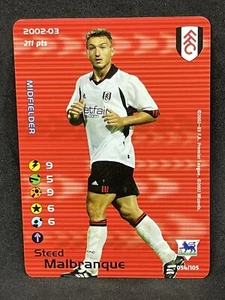 FOOTBALL CHAMPIONS TCG 2002-03 STEED MALBRANQUE NONHOLO 054/105 NM - Picture 1 of 2