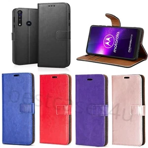 For Motorola Moto G8 Power Lite Phone Case Leather Flip Gel Wallet Book Cover - Picture 1 of 22