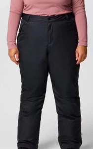 Columbia Women's Slope Seeker Insulated SnowPants Plus Size 1X Black NWT - Picture 1 of 12