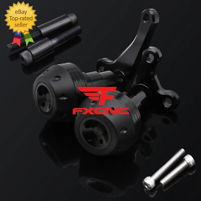 Protector protector deslizante de marco de almohadilla de choque CNC para Kawasaki Ninja ZX14R 2006-2024 2008 Foto 1 de 4