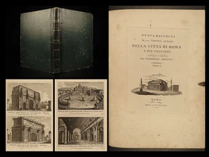 1795 Art Architecture Greco-Roman Colosseum Vatican Ruins Rome Domenico Pronti - Picture 1 of 12