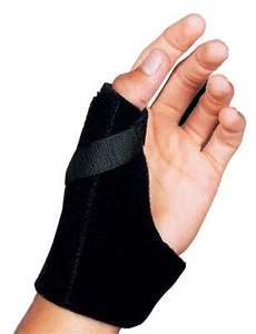 Soporte Leader Thumb Spica negro grande/X-grande, usado para aliviar la artritis a - Imagen 1 de 2