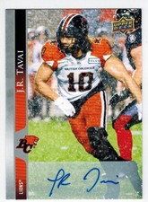 2021 Upper Deck CFL J.R. Tavai BC Lions #33