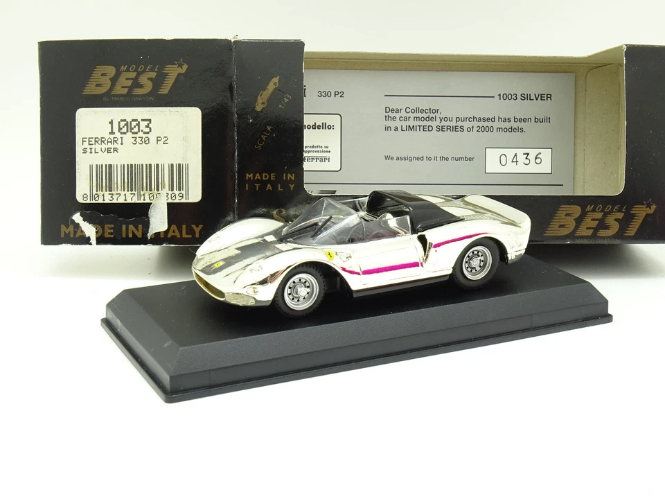Best 1/43 - Ferrari 330 P2 Silver 1003 - Photo 1/1
