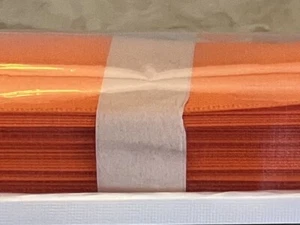 Orange Satin Ribbon .98" (25mm) x 24 Yards Bows Craft Gift Wrapping TN Vols - Picture 1 of 4