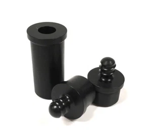 Nuevos Protectores de Articulación Radial Negro OEM - Juego de 3 Piezas - Hecho en los EE. UU. - Imagen 1 de 4