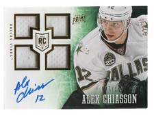 2013-14 Panini Prime Hockey #143 Alex Chiasson RC 047/199 AUTO JERSEY