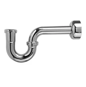 JB Products 1-1/4'' 20ga CP P-Trap w/ box flange/brass nuts SAVE OVER $20 E108B - Picture 1 of 1