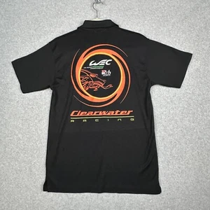 Clearwater Racing FIA WEC Polo Shirt Size M 24th Le Mans DMS Automotive 1/4 Zip - Picture 1 of 8