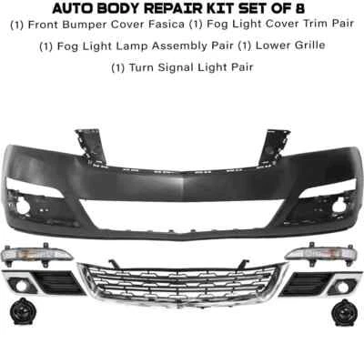 Kit de montaje de cubierta y rejilla de parachoques delantero para Chevrolet Traverse 2013-2017 Foto 1 de 4