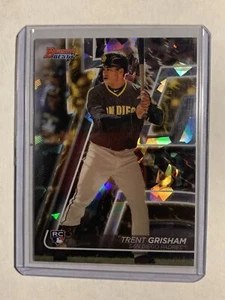 2020 Bowman's Best 47 Trent Grisham Atomic Refractor Rookie RC Padres - Picture 1 of 2
