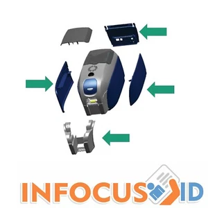 Zebra P1031925-243 restaurado - Kit genuino de paneles laterales y biseles para ZXP3 - Imagen 1 de 1