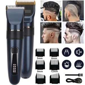Profi Haarschneider Herren Haarschneidemaschine Akku Elektrische Haar Trimmer DE - Bild 1 von 12