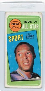Elgin Baylor 1970/71 Topps #113 All Star en muy buen estado *DA-OS528 - Imagen 1 de 1
