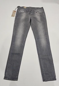 Levis Womens Modern Rise Gray Skinny Coupe Skinny Jeans W28 L32 NWT - Picture 1 of 7