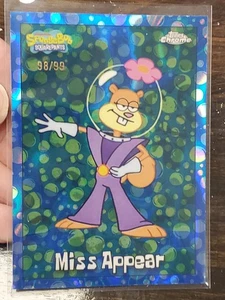Pantalones cuadrados Topps cromados Bob Esponja 2025 Miss Appear BubbleFractor/99 - Imagen 1 de 3