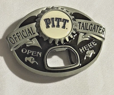 PITT. TAILGATER HEBILLA DE CINTURÓN CON ABREBOTELLAS EE. UU. NUEVO Foto 1 de 4