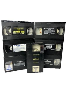WWF WCW LOT OF 7 VHS Tapes No Sleeve* - Picture 1 of 11