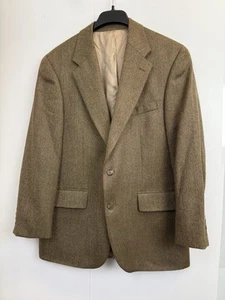 Polo University Club By Ralph Lauren Blazer Mens 40R Pure Wool Jacket Brown - Picture 1 of 14