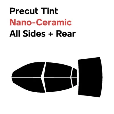 Filme de janela pré-cortado automotivo nano cerâmica faça você mesmo matiz para Nissan Altima 2002-2006 - Imagem 1 de 4