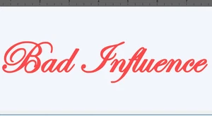 Bad Influence VINYL DECAL Sticker Hated Satisfied Diesel Car Truck Turbo Boost - Picture 1 of 5