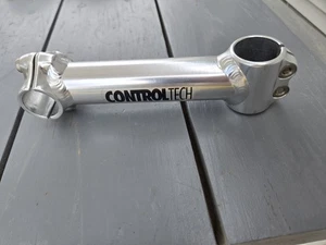 Vintage Control Tech Stem 1 1/8 in Threadless USA 135mm 25.4 silver 90s - Picture 1 of 5