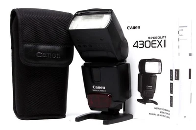 Canon Speedlite 430EX II Aufsteck Blitz für Canon EOS und R Kameras + Zub. - Bild 1 von 3